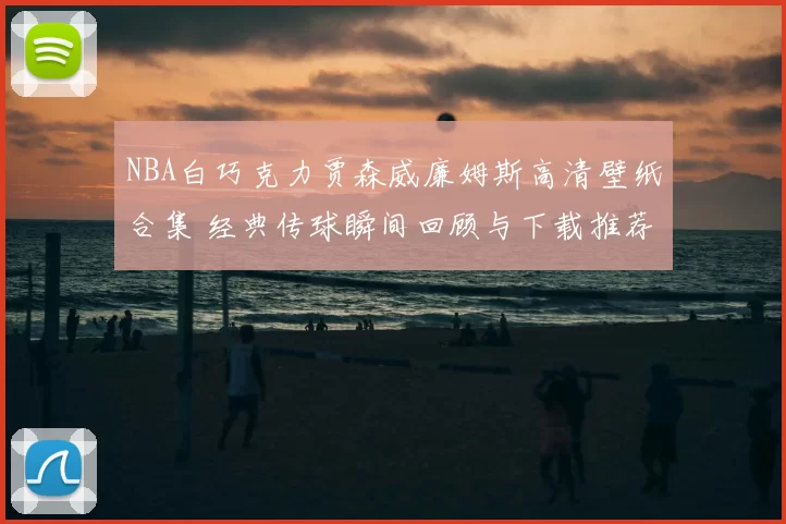 NBA白巧克力贾森威廉姆斯高清壁纸合集 经典传球瞬间回顾与下载推荐